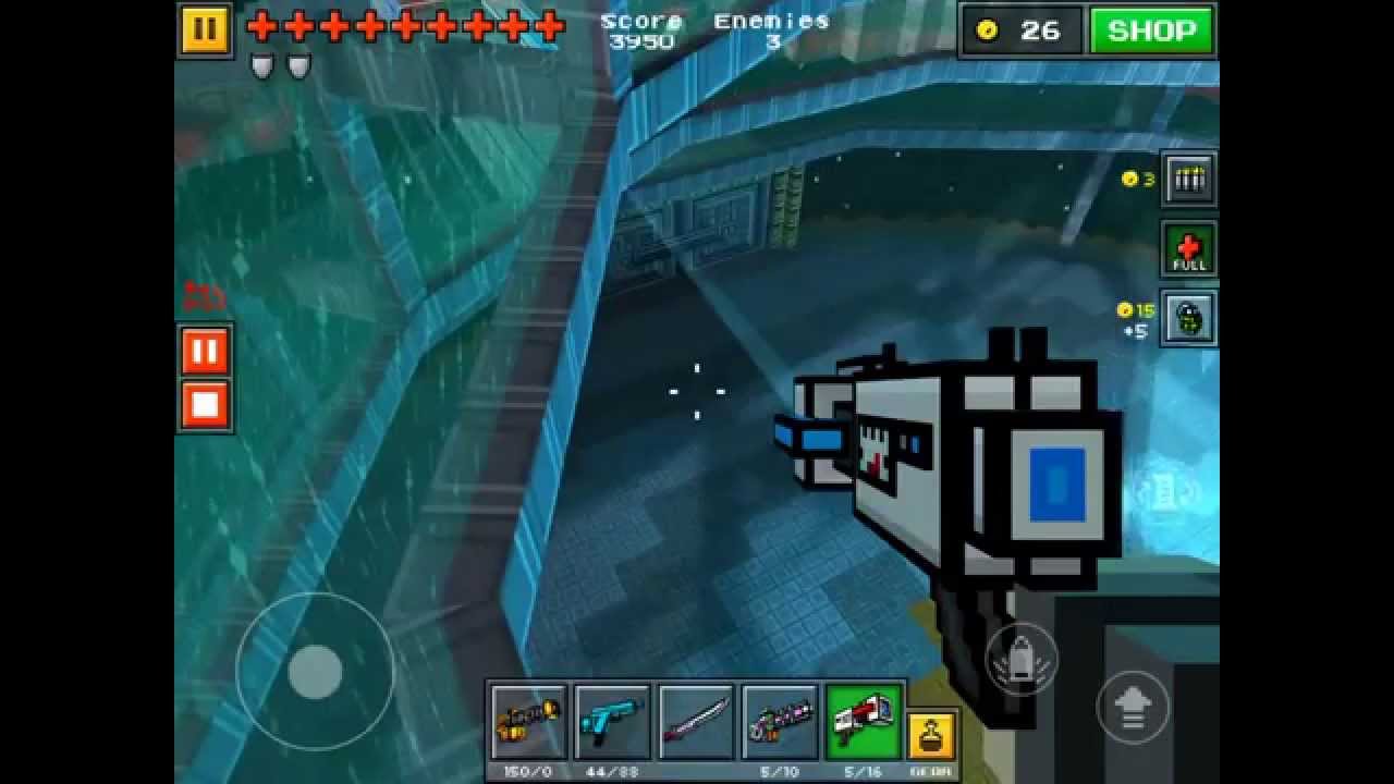 Pixel Gun 3D Version 8.0.0 Underwater Map Tricks and Tips (iOS)