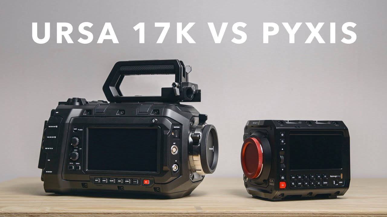 URSA CINE 17K VS PYXIS | Comparison between the Blackmagic Ursa Cine 17K 65 and the Pyxis 6K