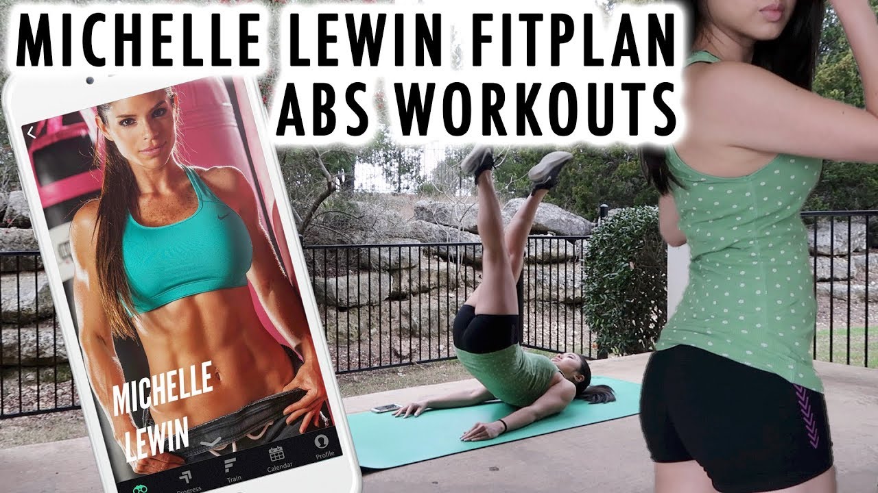 Michelle Lewin Ab Workout Program| Daily Fitness Journey | Fitplan App