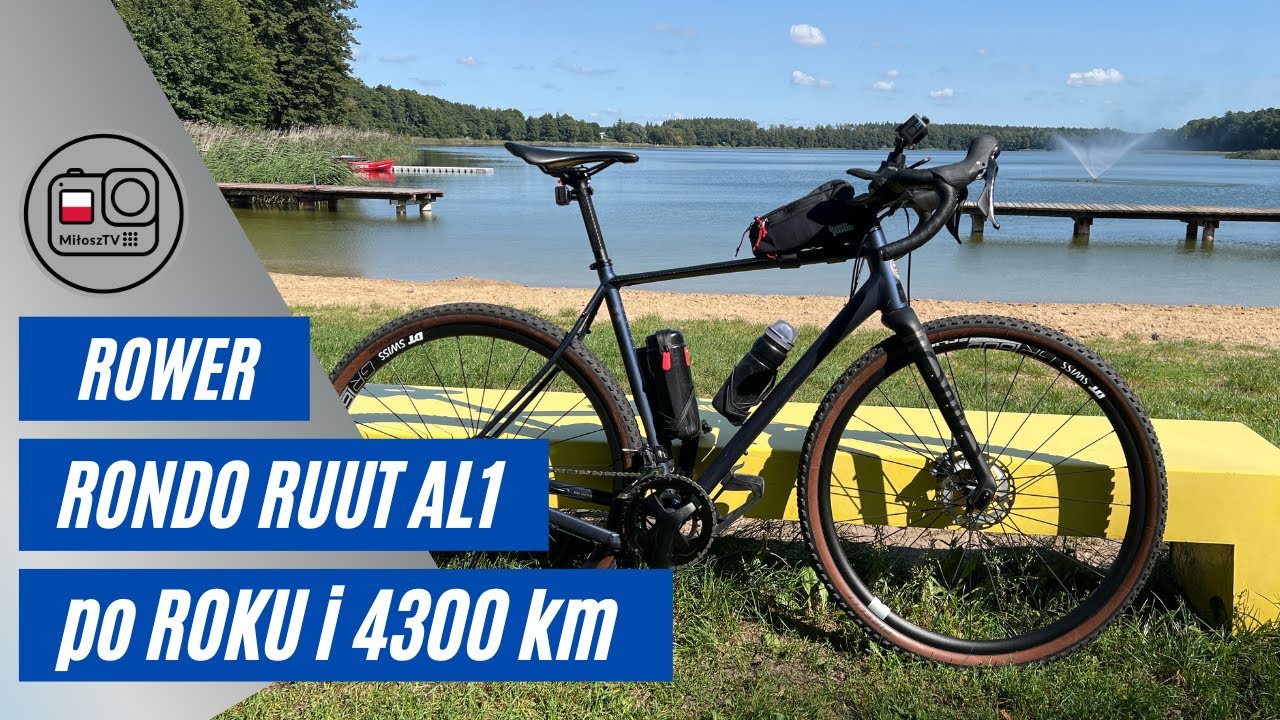 Rower Rondo RUUT AL1 po Roku i 4300 km | wycieczka Wągrowiec - Chodzież 100 km