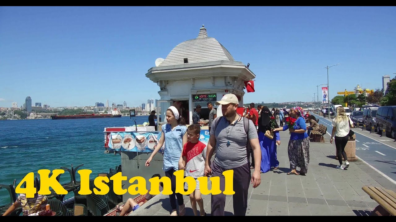 Walk around Istanbul. [4K] Uskudar.