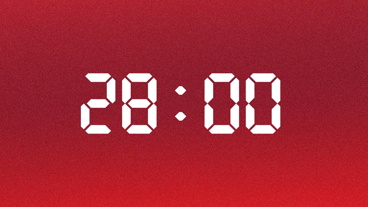 28 Minute High Vibe Focus | Aura Timer | Red Edition | NX