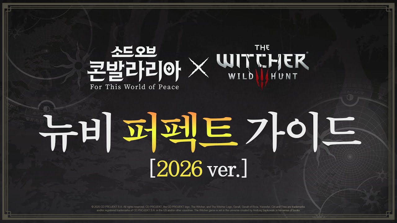 소오콘 뉴비 완벽가이드 [2026년 최신판]