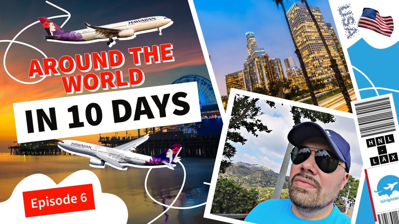 I Flew Around The World - Episode 6 - Honolulu to Los Angeles on the Hawaiian A330-200