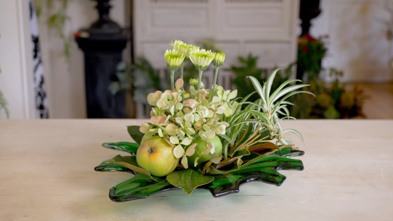 A floral design focusing on all things GREEN and simple!