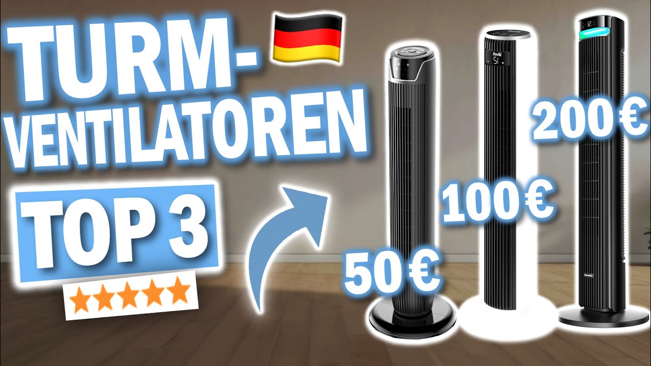 TURM VENTILATOREN kaufen: Top 3 Turmventilatoren 2026 im Vergleich!