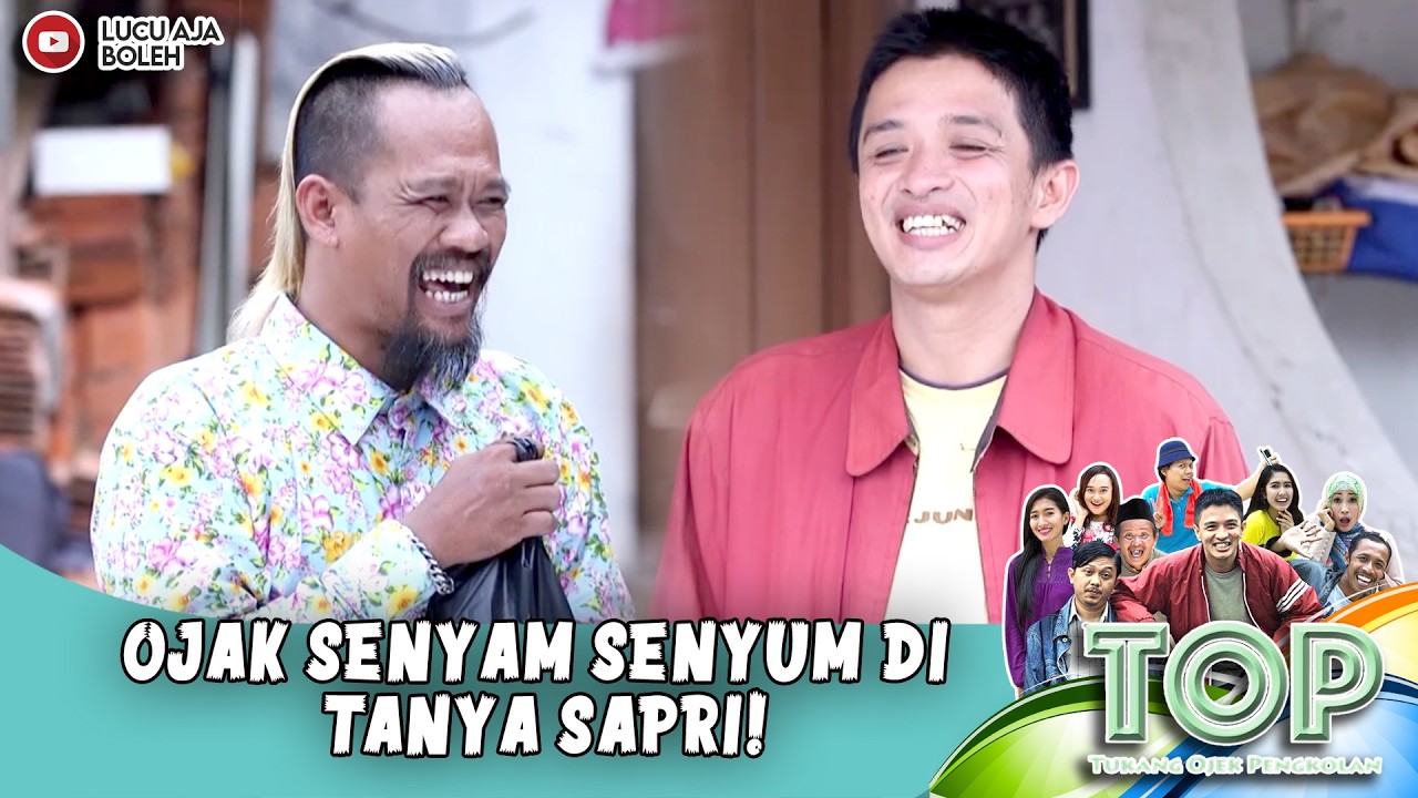 DITANYAIN NASI BUNGKUS! OJAK SENYAM SENYUM DI TANYA SAPRI! | TUKANG OJEK PENGKOLAN EPS 829 PART 4