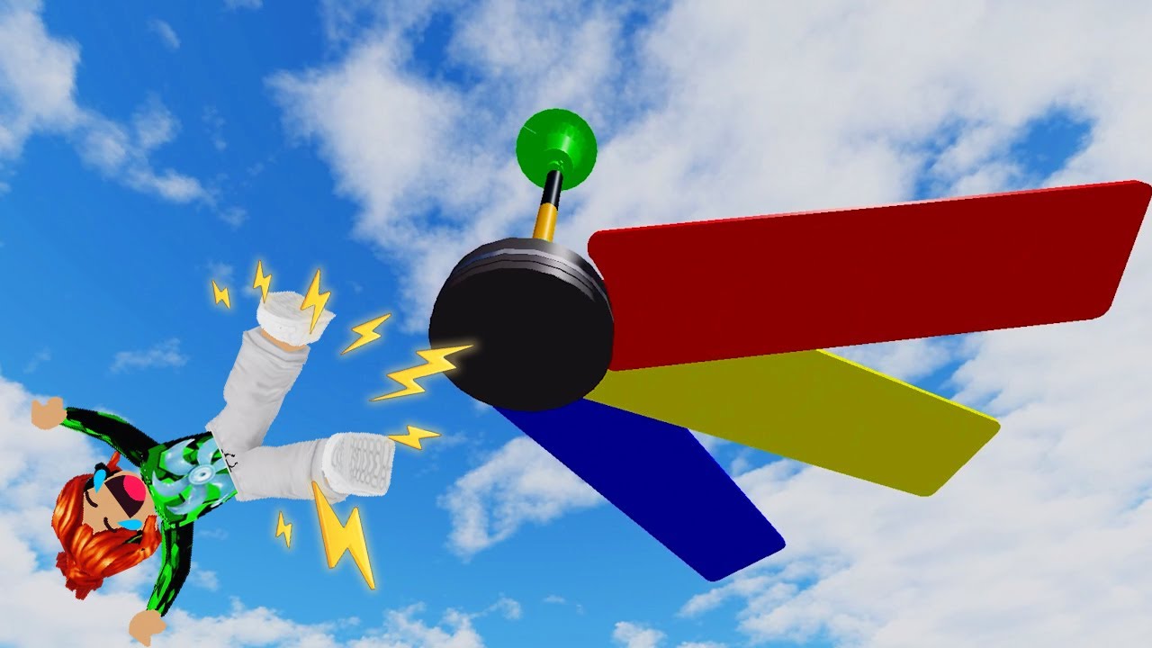 O VENTILADOR MAIS LOUCO DO ROBLOX! 😱🌀 THE MOST FUNNIEST WOBBLY CEILING FAN