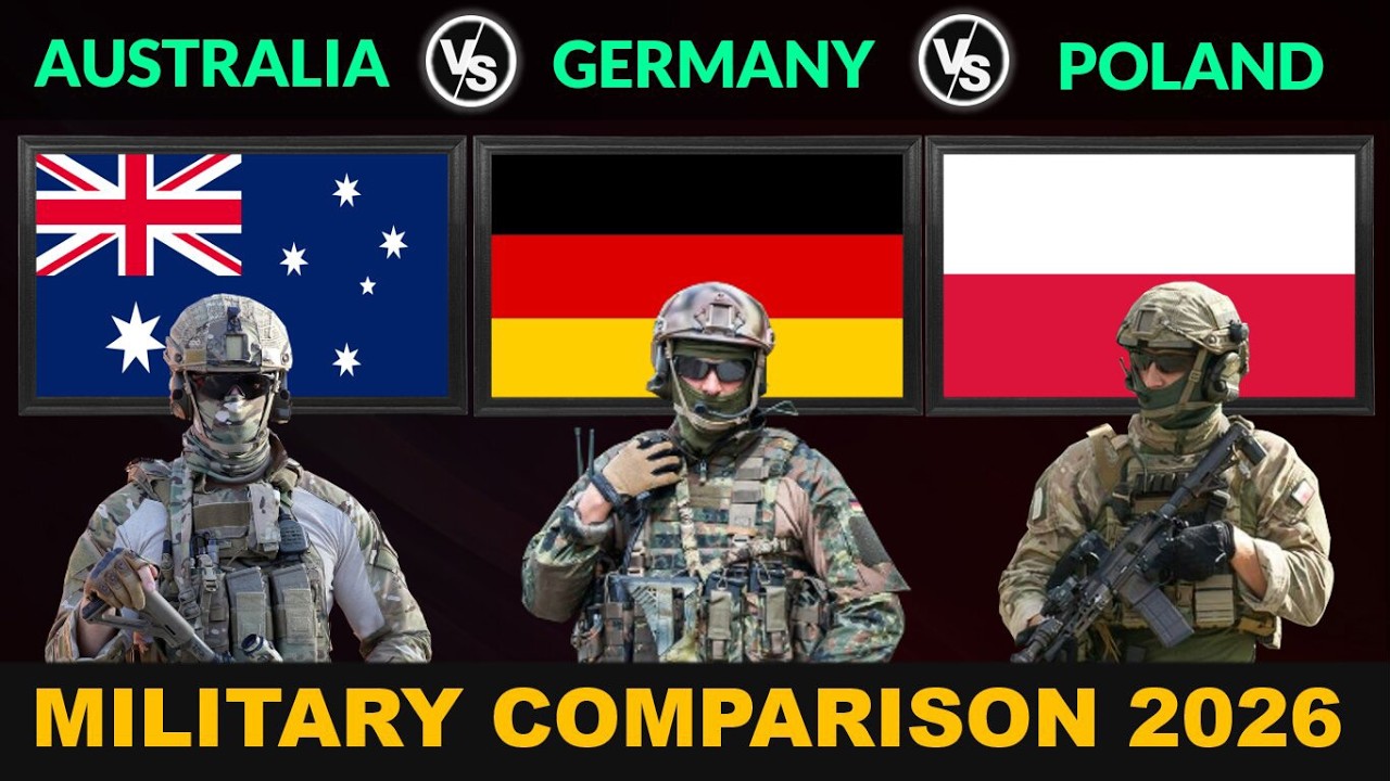 Australia vs Germany vs Poland: Military Power Comparison 2026