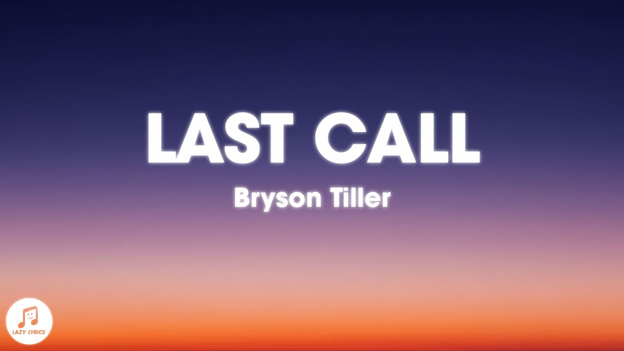 Bryson Tiller - Last Call (sped up + reverb) lyrics
