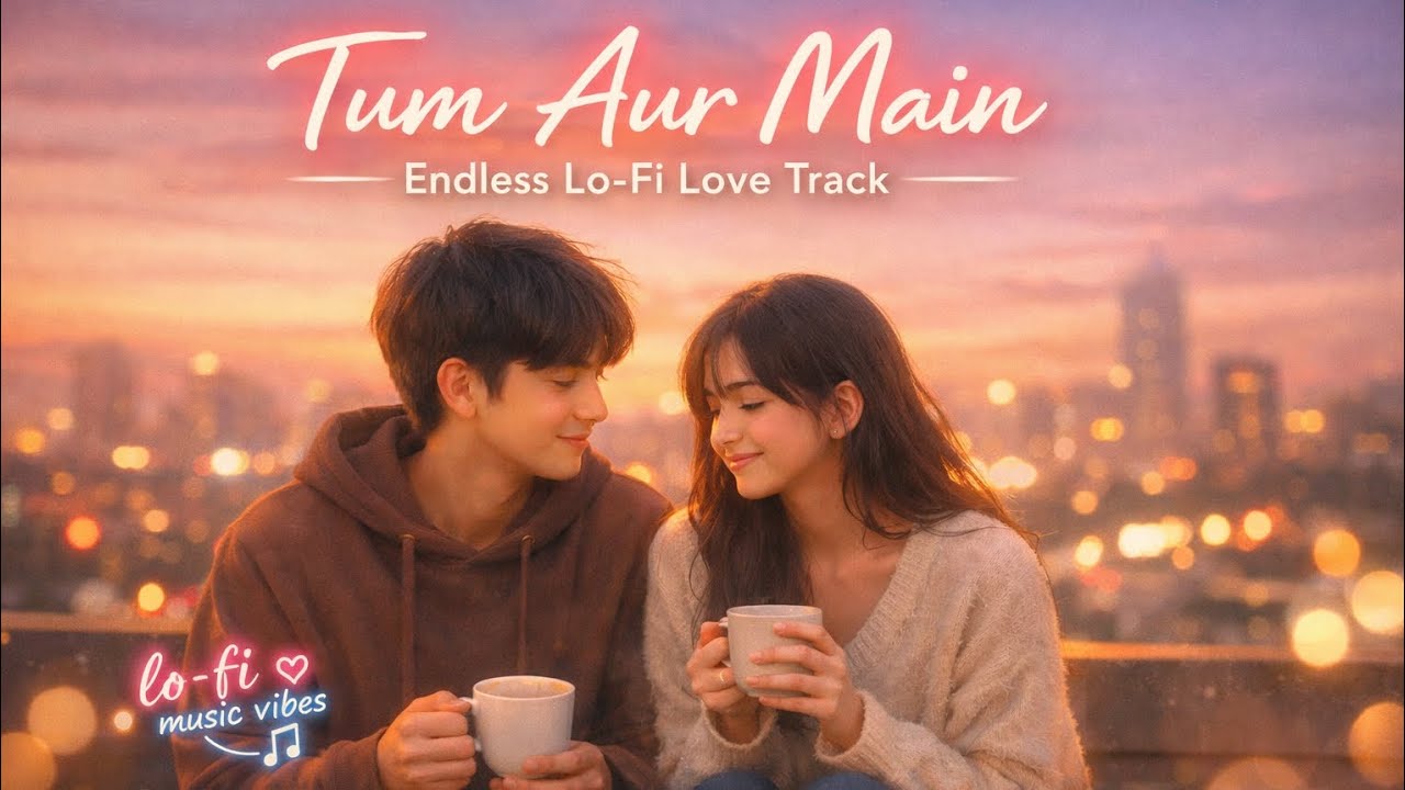 Tum Aur Main 💕 Endless Lo-Fi Love Track | Relaxing Lofi Music for Study, Chill & Sleep