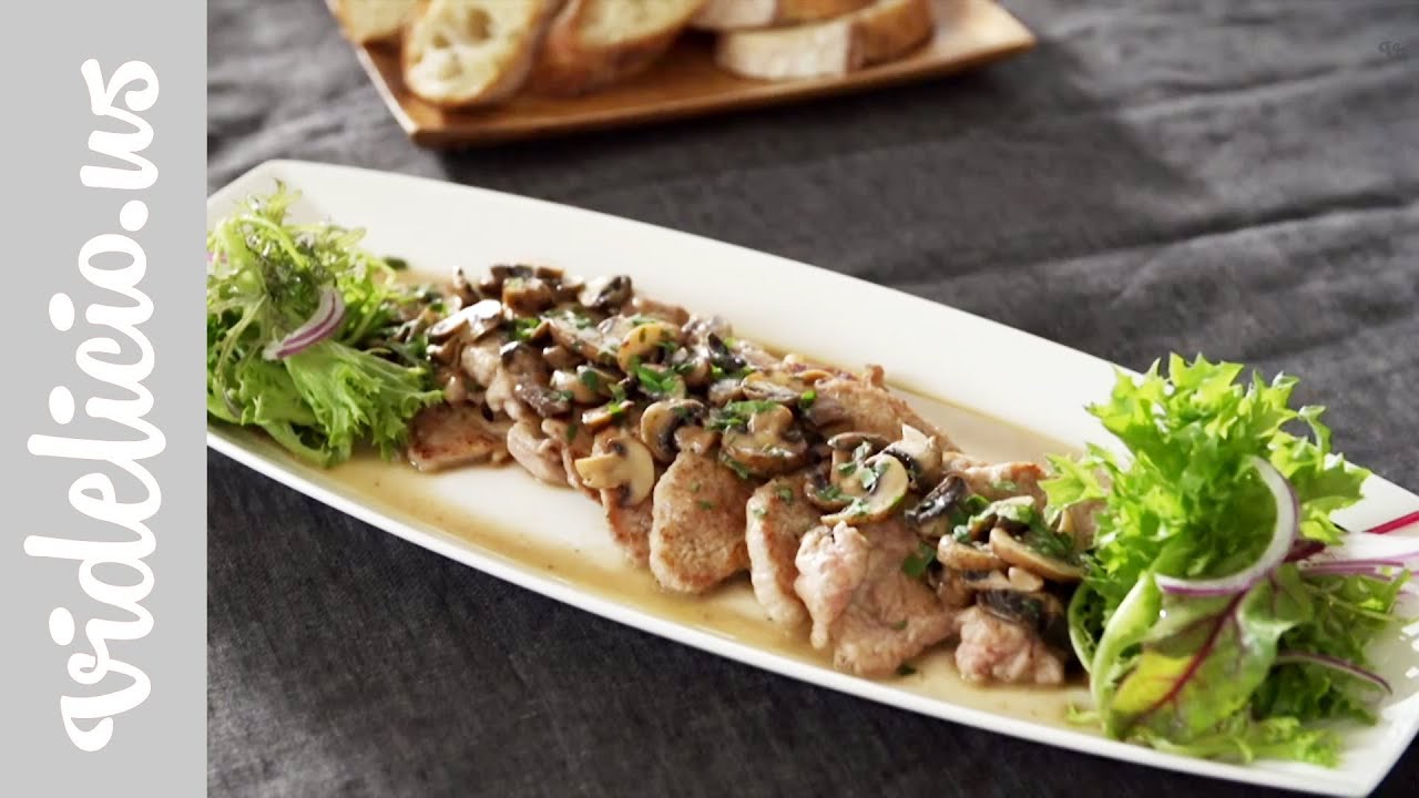 フライパンだけでできるイタリア定番の豚肉料理「スカロッピーネ」の作り方(Scaloppine) | Chef's Holiday