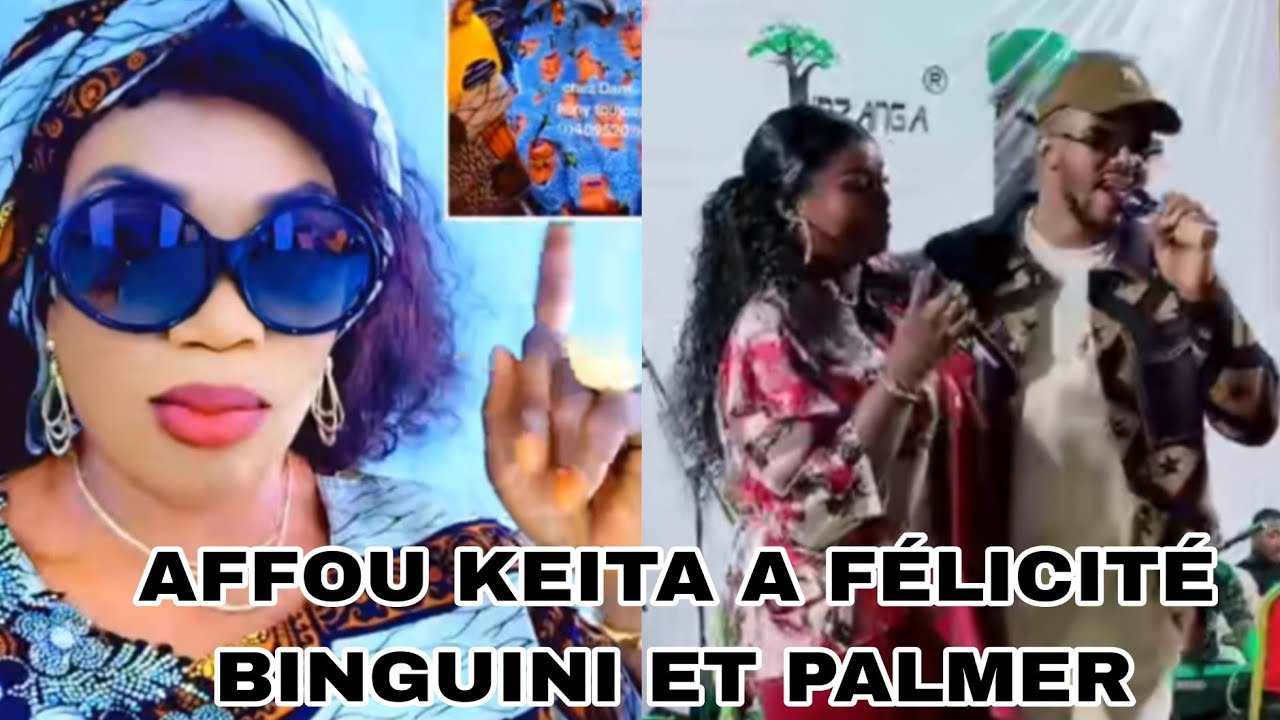 Affou keita a féliciter Binguini et Palmer 