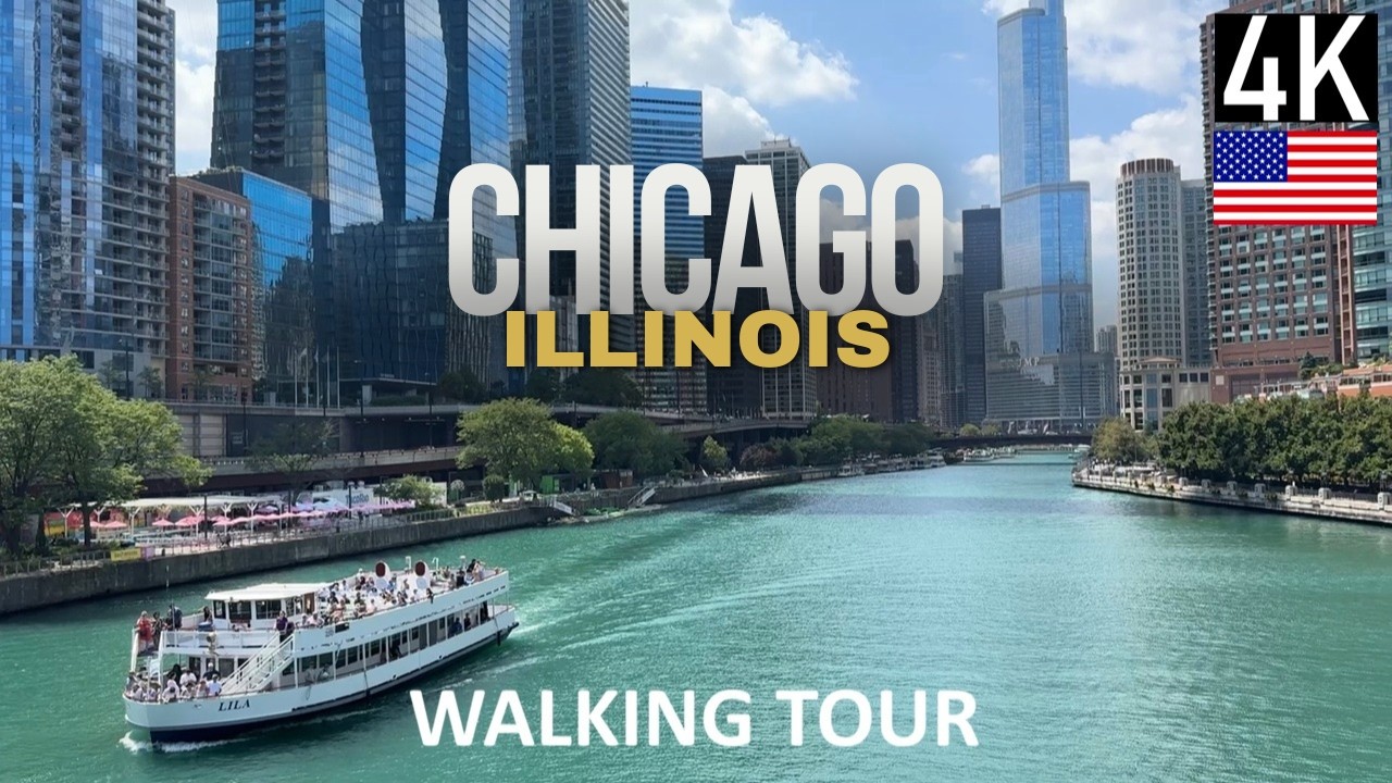 Chicago, Illinois Walking Tour (2026) - 4K: Road Tour Television