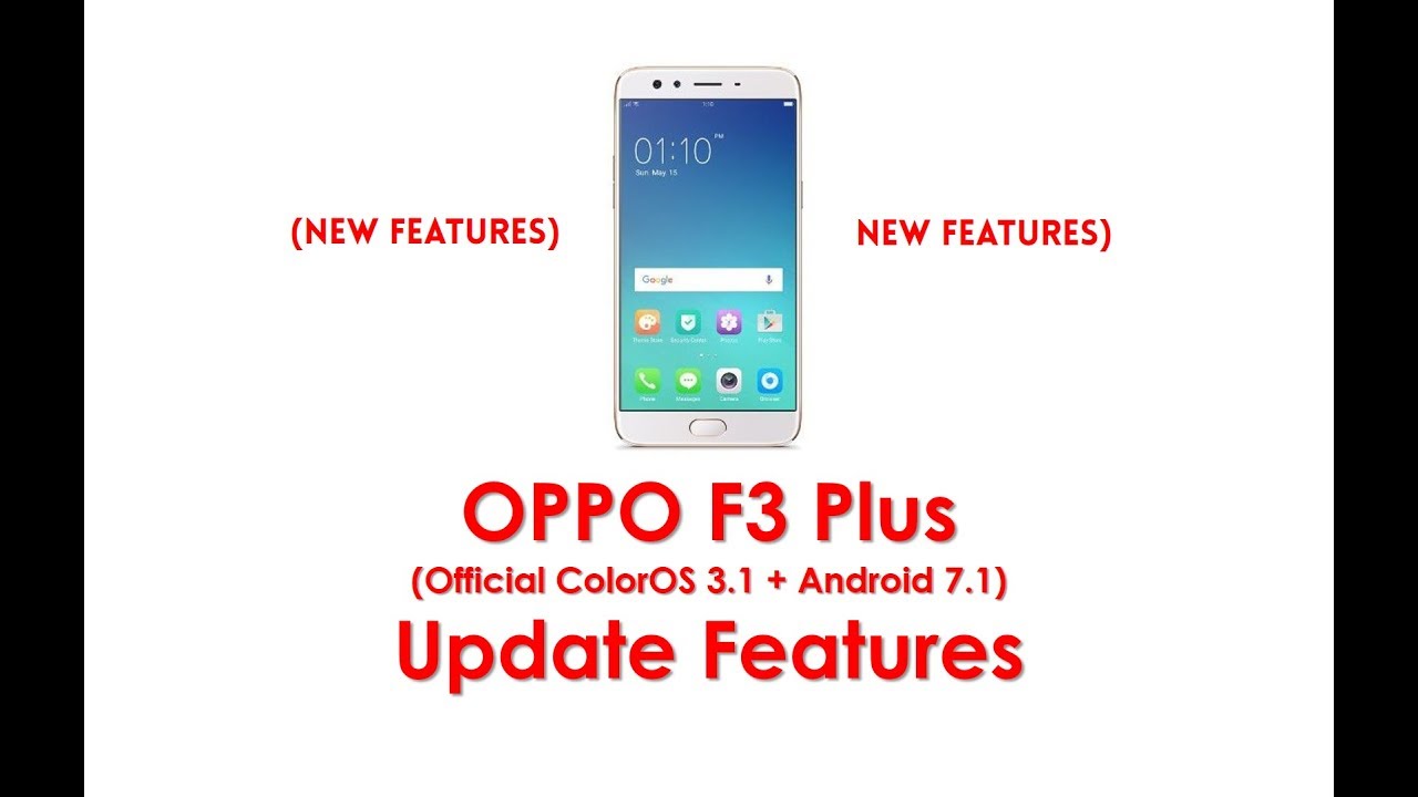 OPPO F3 Plus with Nougat and ColorOS 3.1