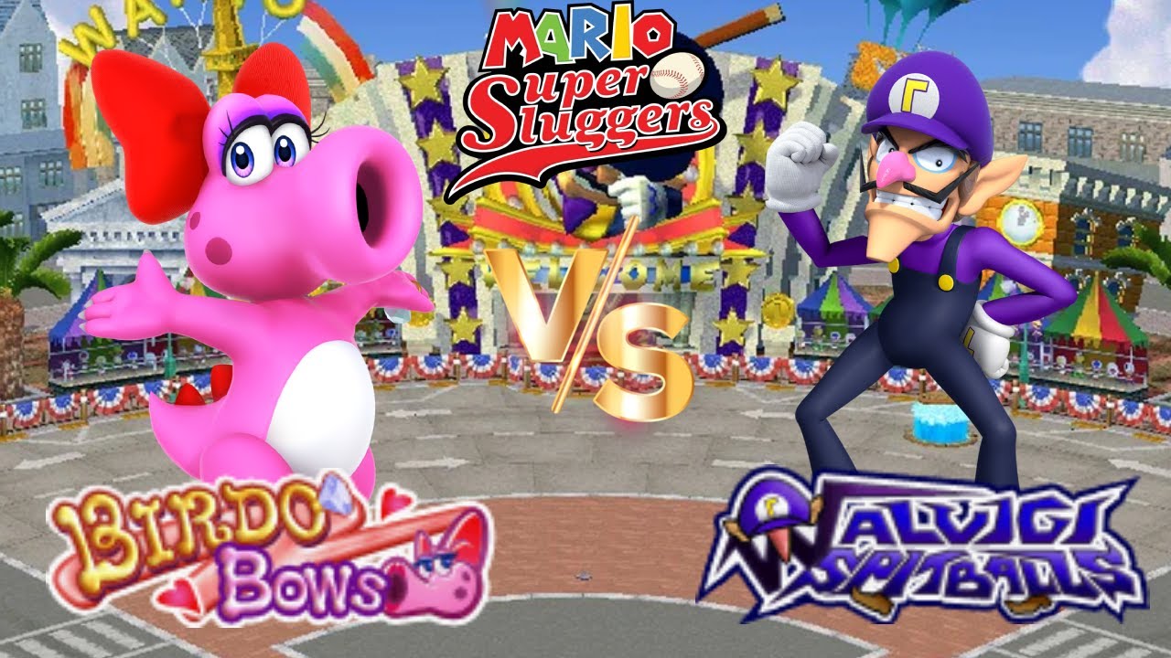 Super Mario Sluggers - Season 10 Game 13 Birdo vs Waluigi [Wario City Day]