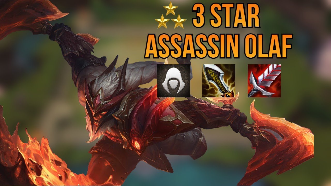 3 Star Assassin Olaf Reroll  with 4 Scalescorn | TFT 12.11 | Teamfight Tactics Set 7 Dragonlands