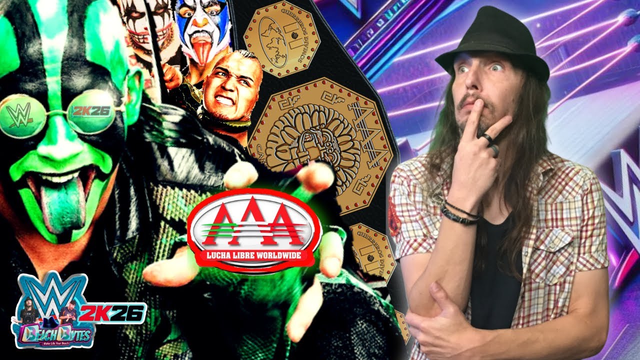 WWE 2K26 x AAA Lucha Libre: Утечки информации о составе бойцов, DLC и ящерица мистера Игуаны!