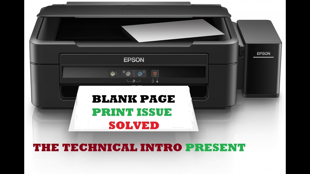 EPSON INK TANK PRINTER BLANK PAGE PRINT ISSUE SOLVED L210/ L220/ L380