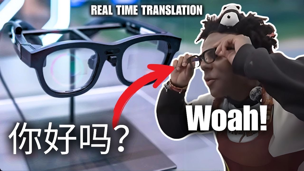 These AI Smart Glasses Can Translate Language in Real Time! #ishowspeed