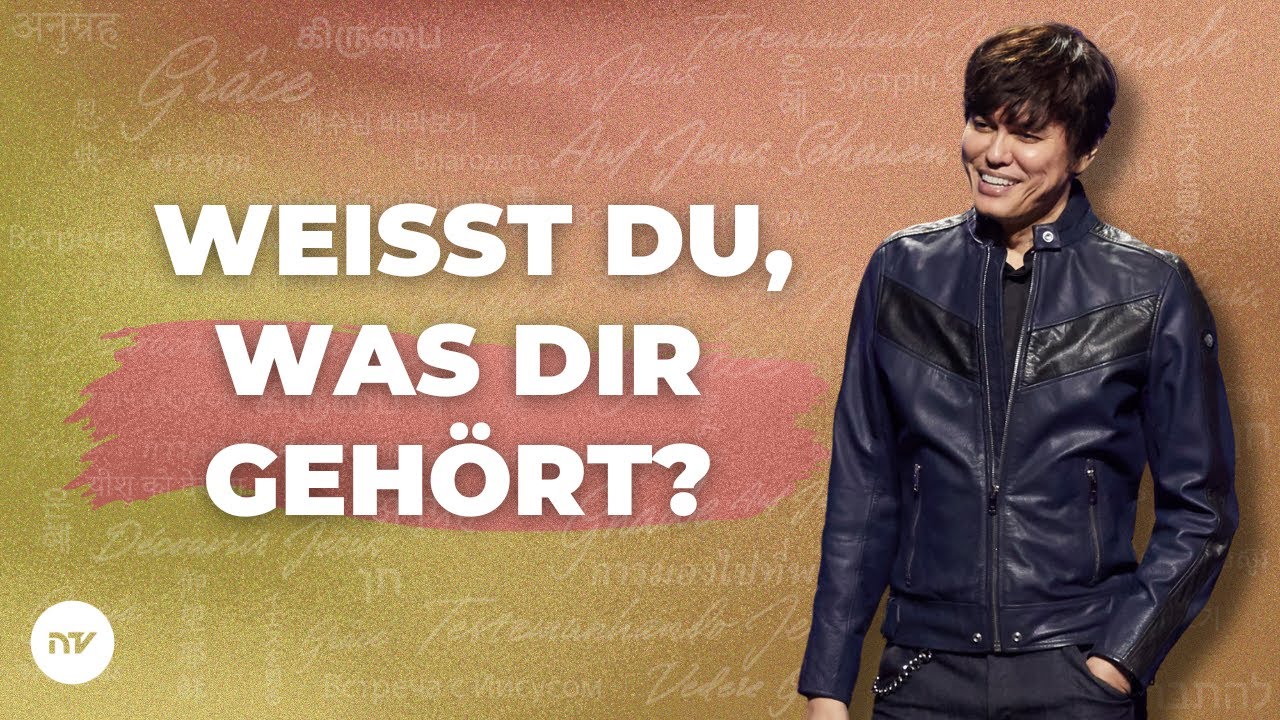 Gottes Verheißungen ergreifen: Nimm in Besitz, was dir gehört | Joseph Prince | New Creation TV dt.