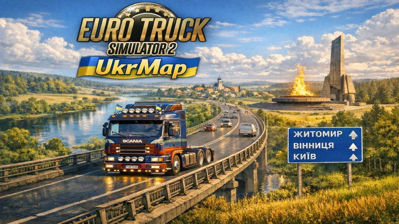 UkrMap. Купив тюнінговану Scania #snowrunner #mudrunner #eurotrucksimulator #ukrmap