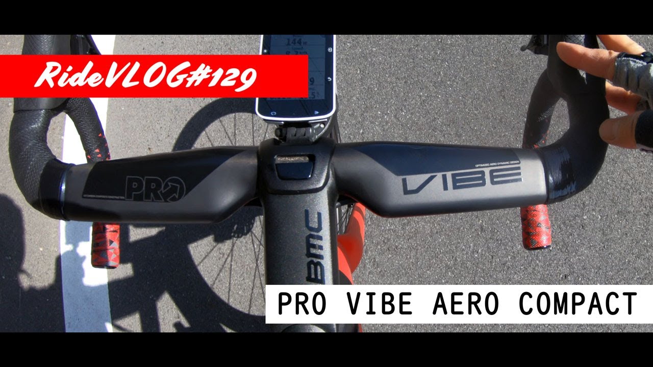 BMC SLR01のハンドルをSHIMANO PRO VIBE AERO COMPACTに交換しました RideVLOG#129