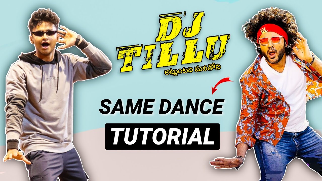 DJ TILLU *EASY TUTORIAL STEP BY STEP EXPLANATION* Original Choreography