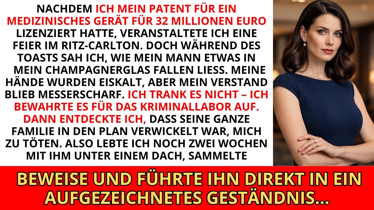 Ich lizenzierte mein medizinisches Patent für 32 Millionen Euro – dann erwischte ich meinen Mann...