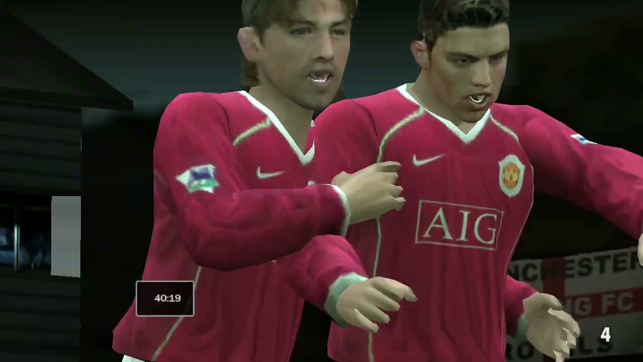 FIFA 07 READING 0 X 3 MAN  UTD