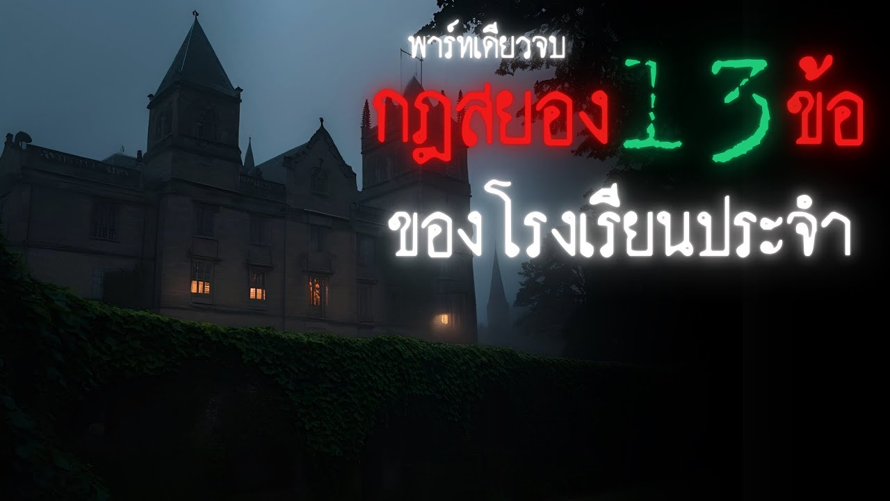 กฎสยอง 13 ข้อของโรงเรียนประจำ ( พาร์ทเดียวจบ ) - Rules of horror