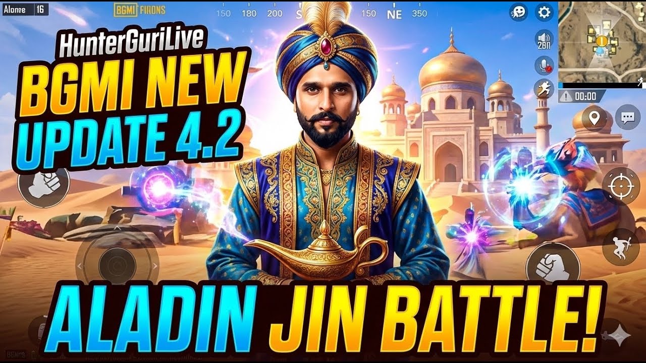 🔴 LIVE: RUSH GAMEPLAY! 🔥 BGMI 4.2 UPDATE | HunterGuriLive 🇮🇳