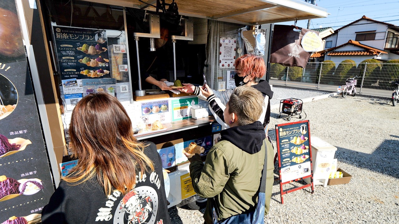開店すぐに行列スイーツキッチンカー！親子で営む爆売れモンブラン「ゆうとはる」に密着。（人気スイーツ店まとめ）