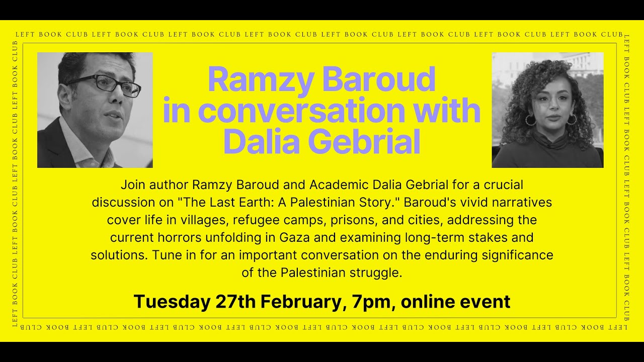 Palestinian author Ramzy Baroud & Dalia Gebrial