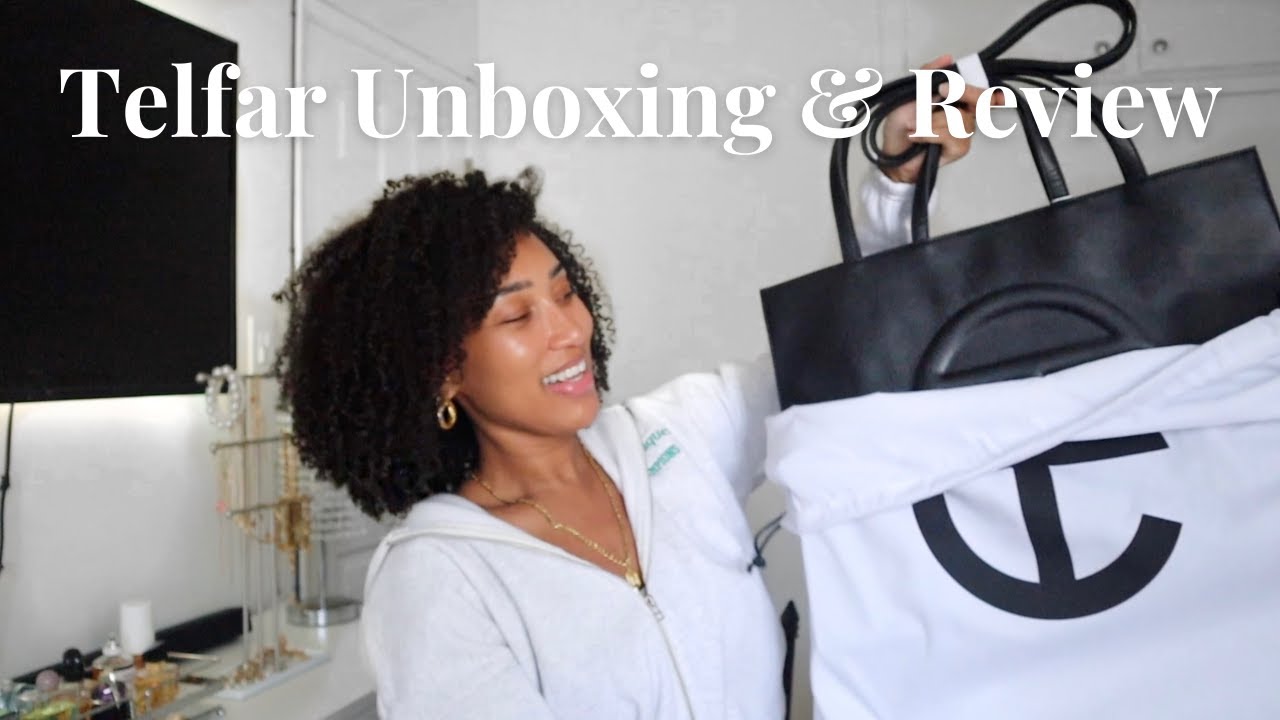 TELFAR LARGE BLACK SHOPPING BAG UNBOXING | What Fits & How to Get a #TELFAR Bag