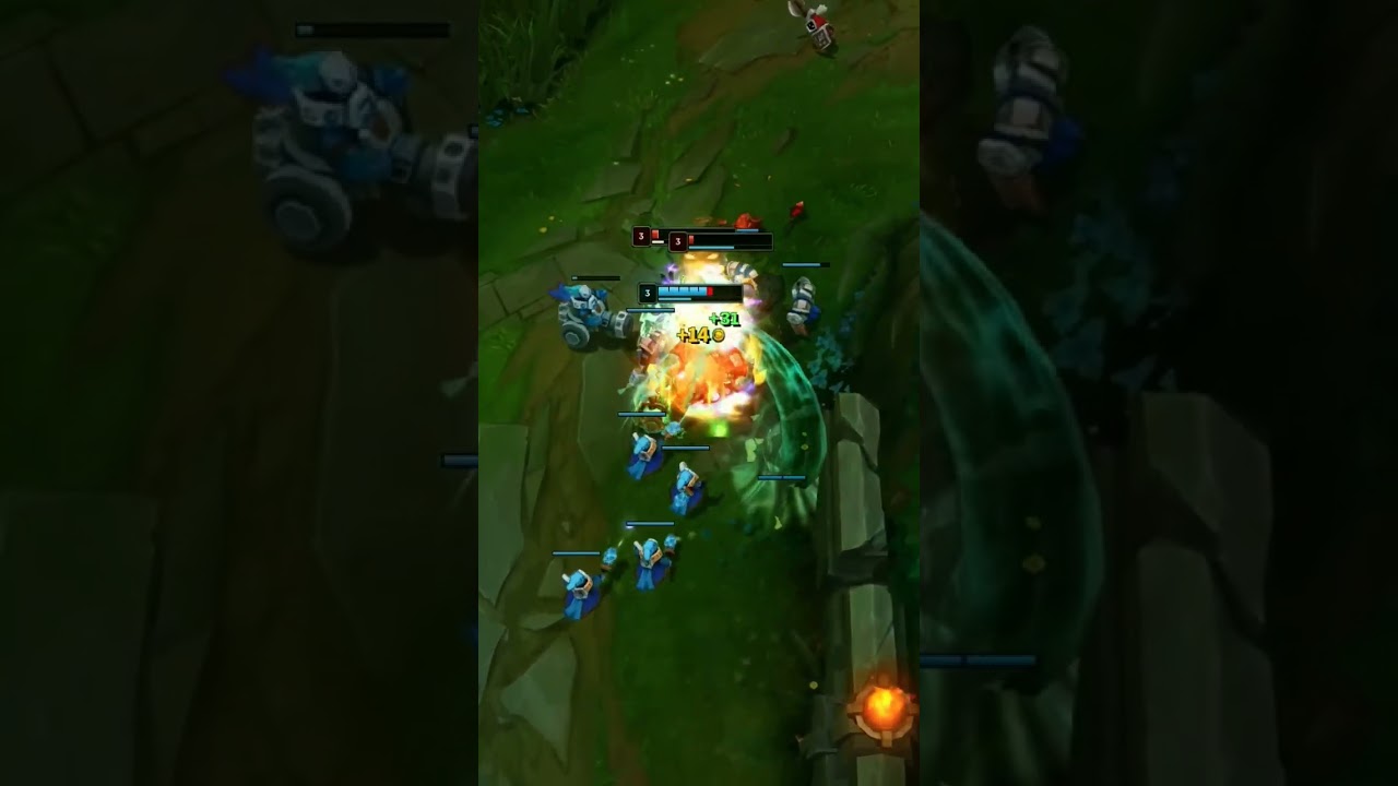 Illaoi VS Warwick lvl 2-3