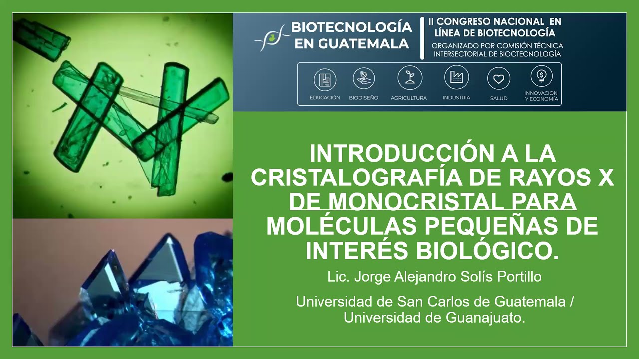 Introducción a la cristalografía de rayos x de monocristal de interés biológico Lic. Alejandro Solís