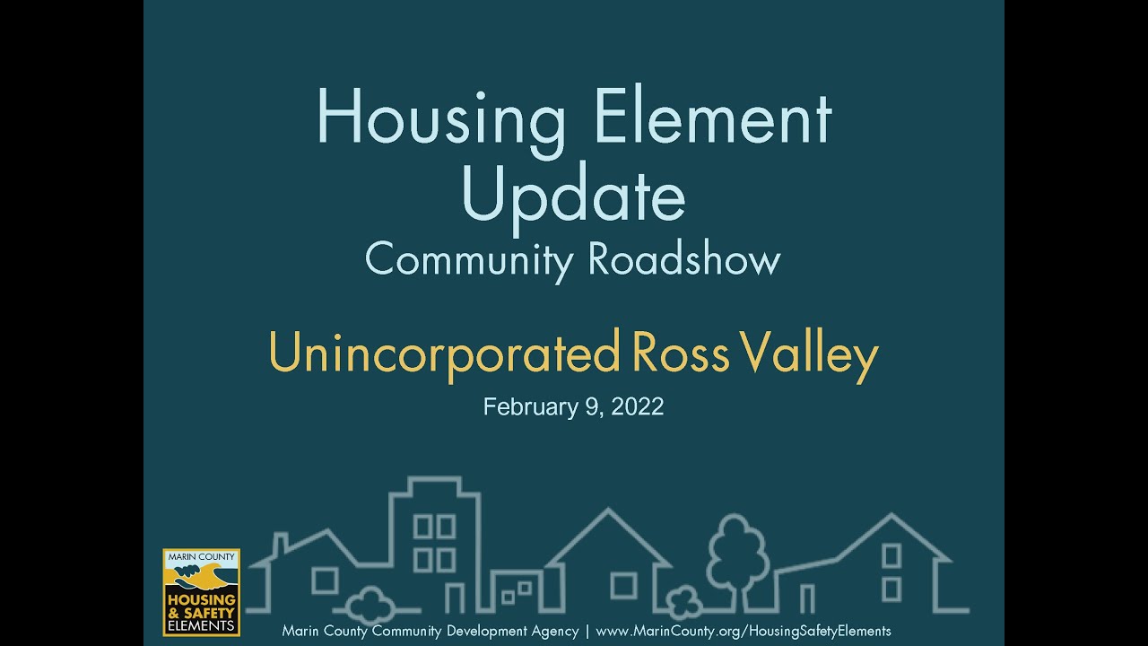 Community Sites Update: Unincorporated Ross Valley