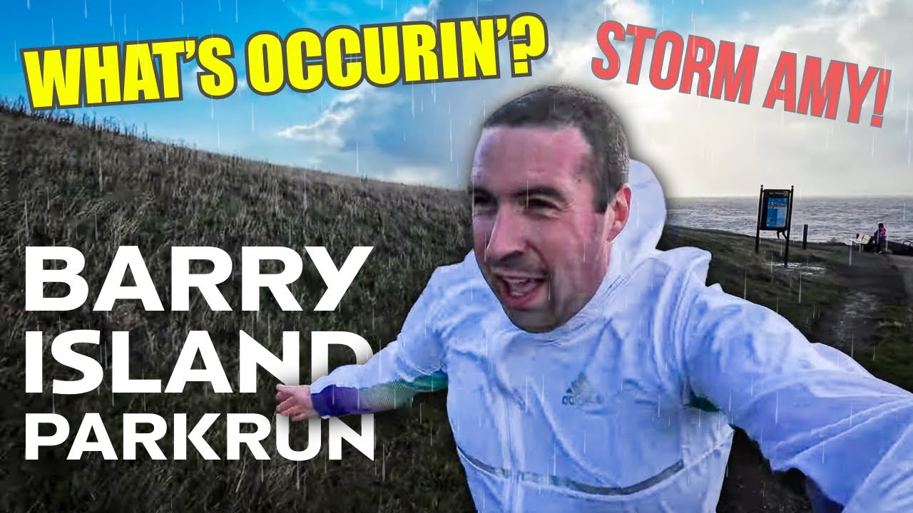 Barry Island Parkrun in a storm!