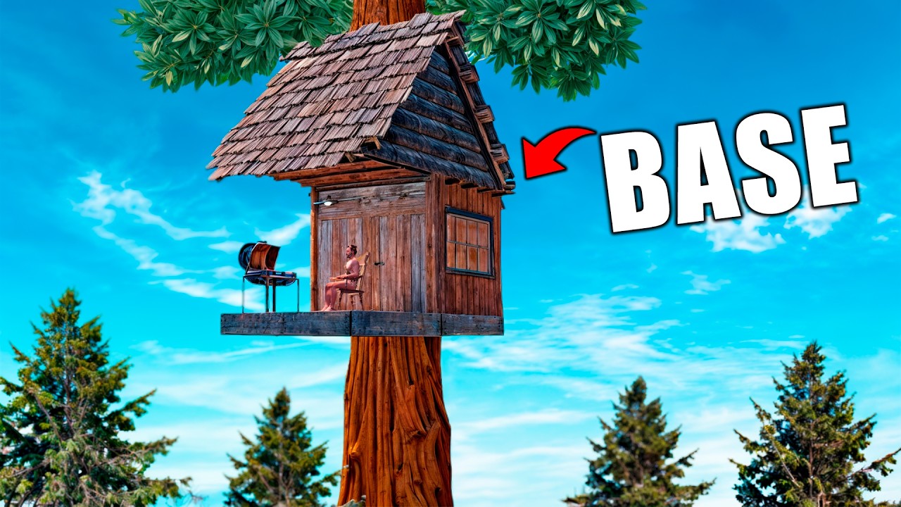 Vivendo em uma BASE NA ÁRVORE