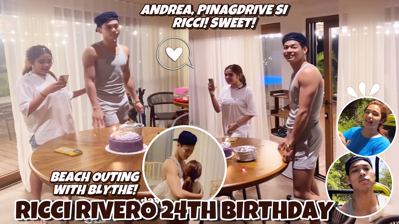 RICCI RIVERO 24TH BIRTHDAY ❤️ KASAMA SI ANDREA SA BEACH OUTING AT IPINAGDRIVE PA ITO