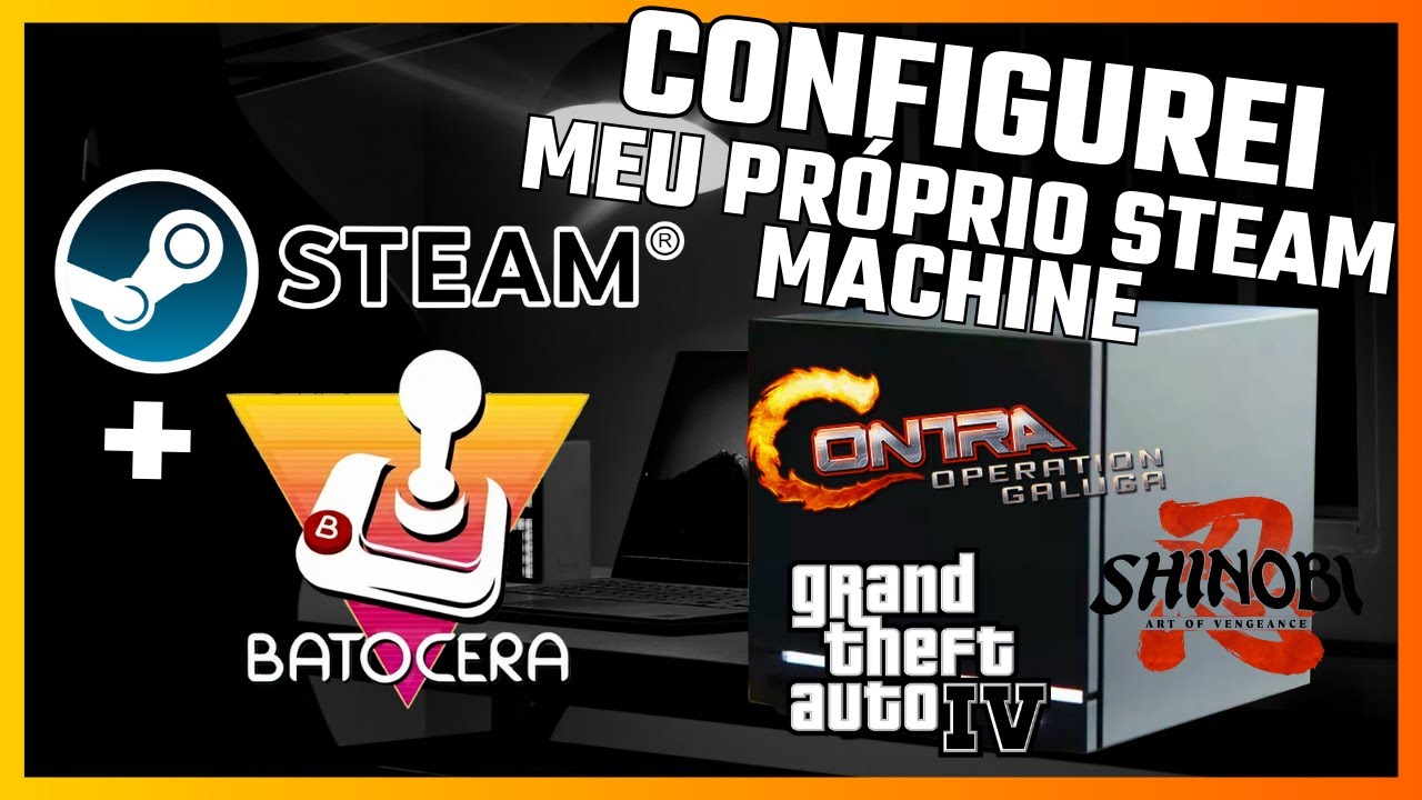 Jogue pela STEAM no BATOCERA - Configurei meu próprio Steam Machine!