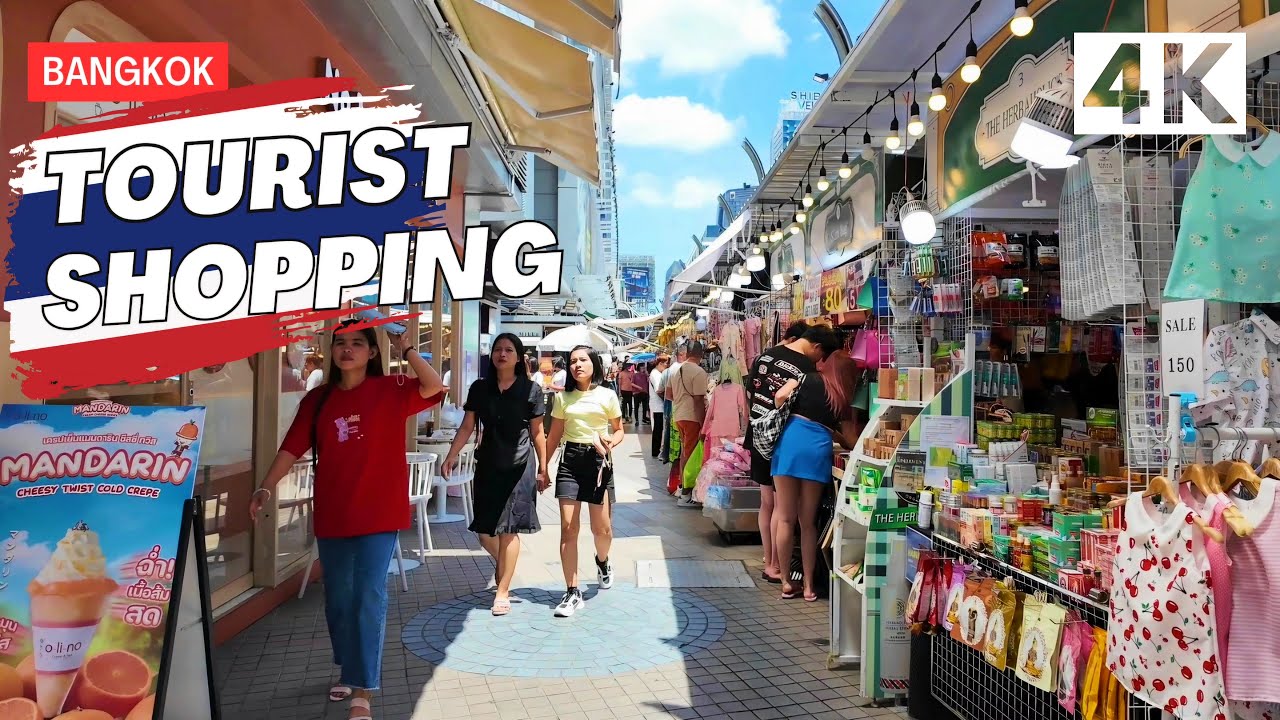 [4K] Ratchadamri Rd - Pratunam in Bangkok 🇹🇭 Walking Tour (ASMR - Binaural City Sounds)