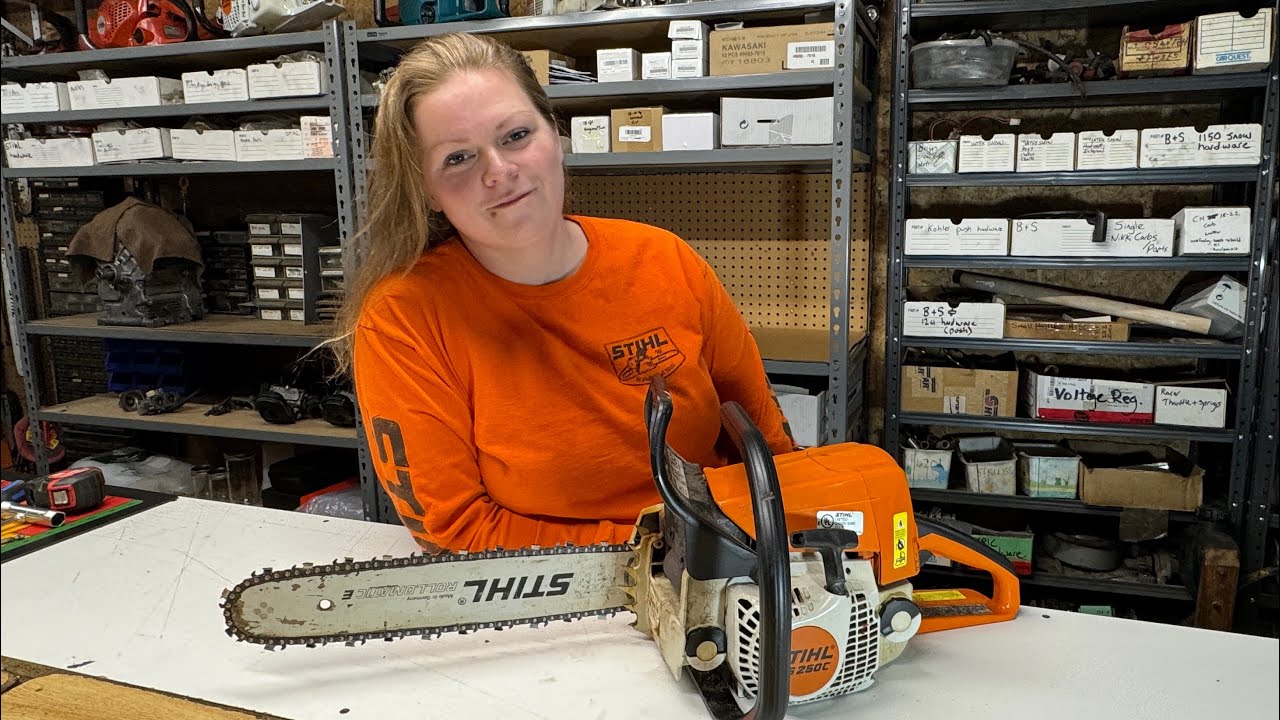 Бензопила Stihl MS 250 C Easy Start. Почему она не заводится? ЛЕГКОЕ УСТРАНЕНИЕ? Может, она залит...