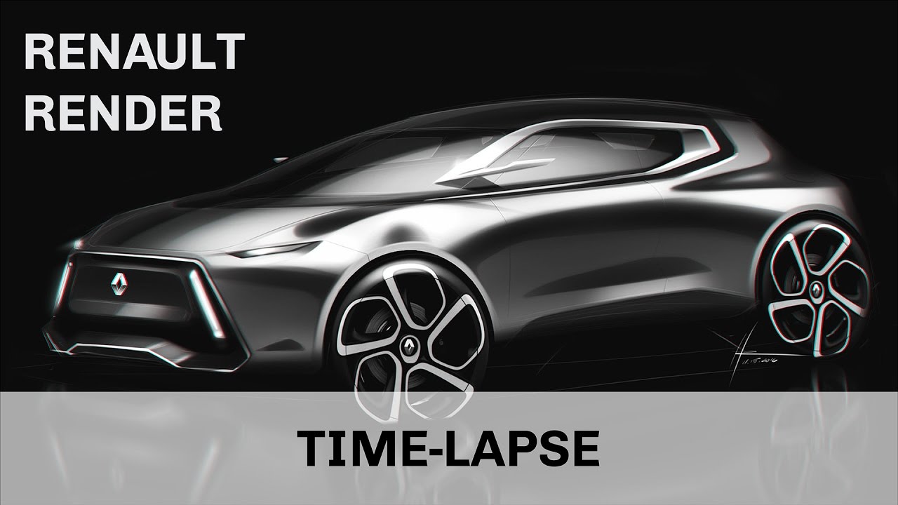 Renault Car Design Render | SketchBook Pro