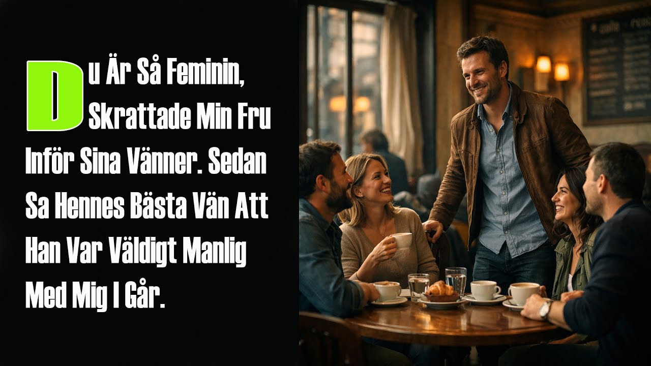 Du Är Så Feminin, Skrattade Min Fru Inför Sina Vänner. Sedan Sa Hennes Bästa Vän Att Han Var Väldigt