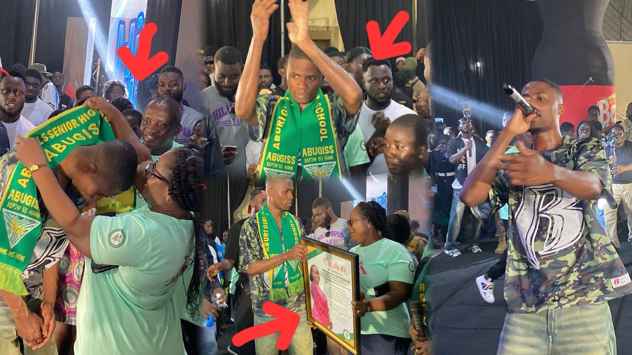 Wow🤩 KWESI ARTHUR has been Honored as Member of Aburi Girls by the HEADMISTRESS of the School