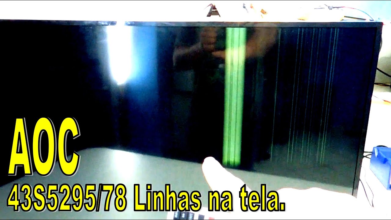 (Resolvido) TV AOC 43S5295/78 Linhas na tela.