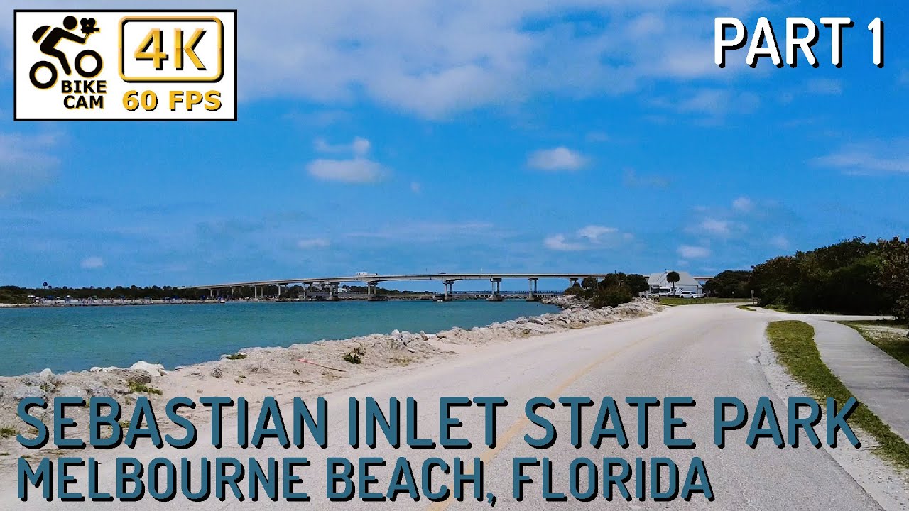 🚴‍♂️🌊 Biking Along the Florida Coast | 4K Ride at Sebastian Inlet State Park 🌴☀️