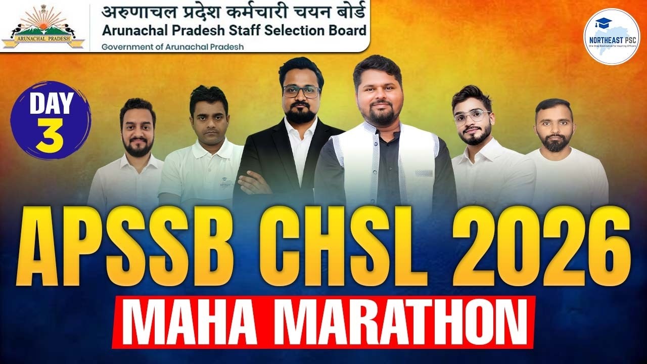 APSSB CHSL 2026 Practice Day 3 I Maha Marathon #apssbpreparation #apssbexam